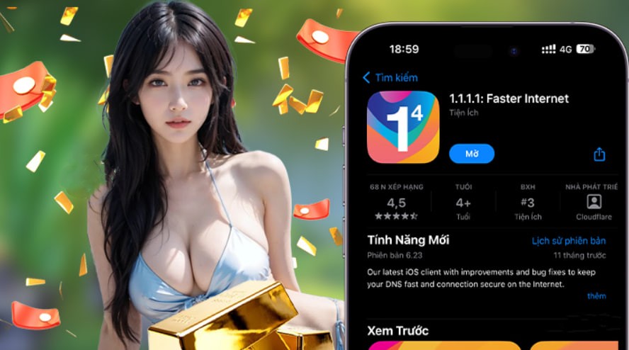 Hình ảnh quảng cáo của betph hiển thị nền tảng và các lợi ích